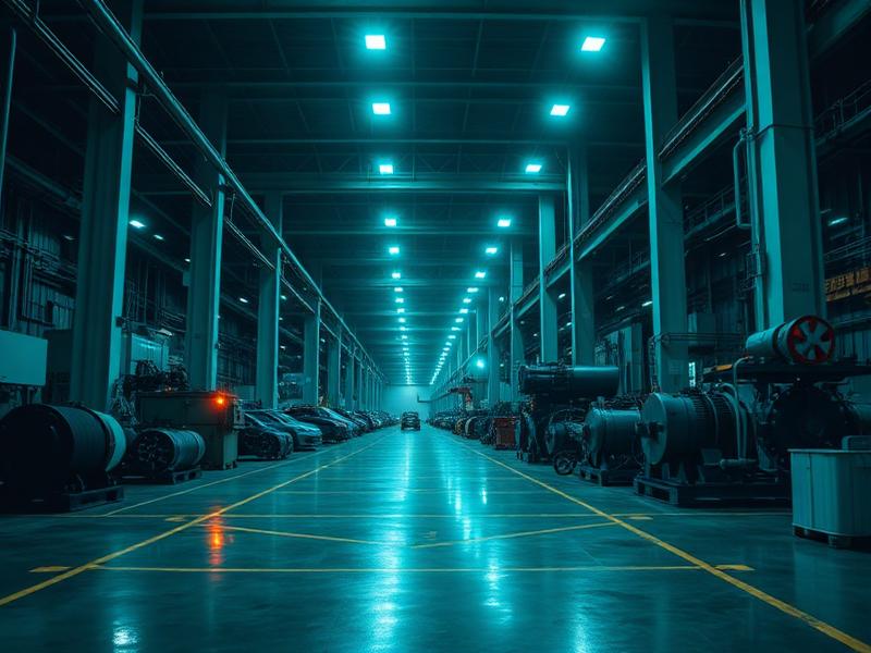 Chão de fábrica industrial